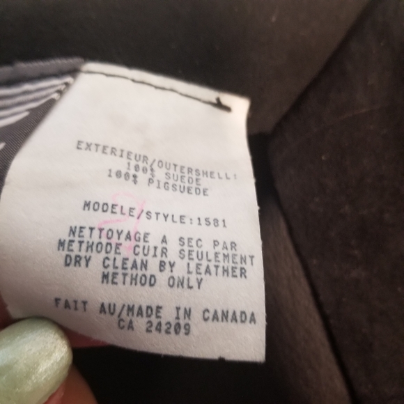 Leather Suede Skirt - Picture 6 of 7